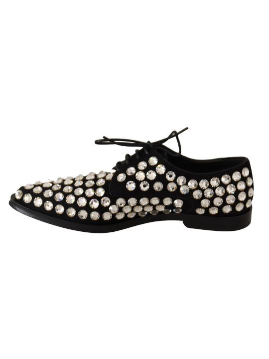 Flat Shoes Elegant Crystal-Embellished Lace-Up Flats 3.000,00 € 8059226952060 | Planet-Deluxe