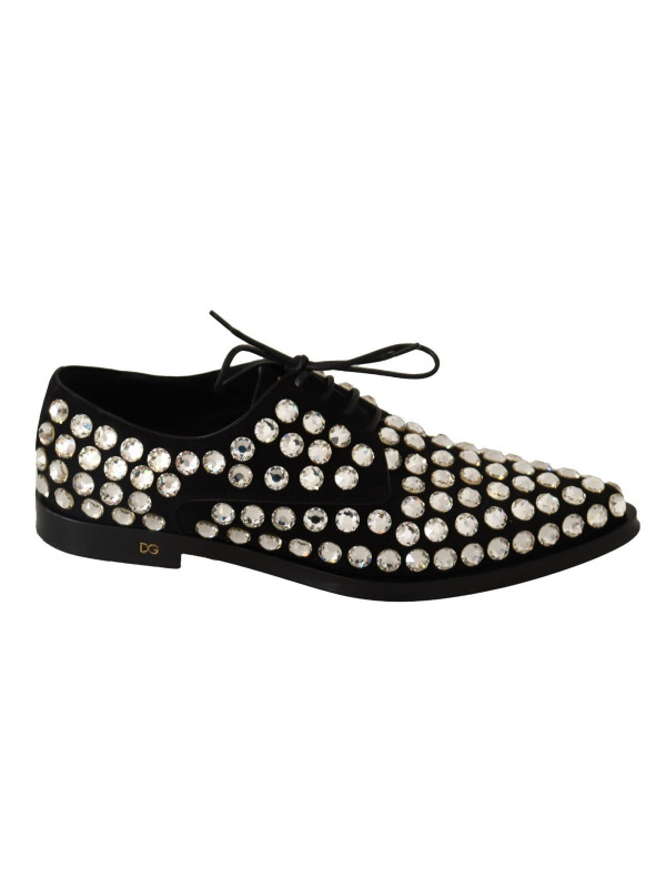 Flat Shoes Elegant Crystal-Embellished Lace-Up Flats 3.000,00 € 8059226952060 | Planet-Deluxe