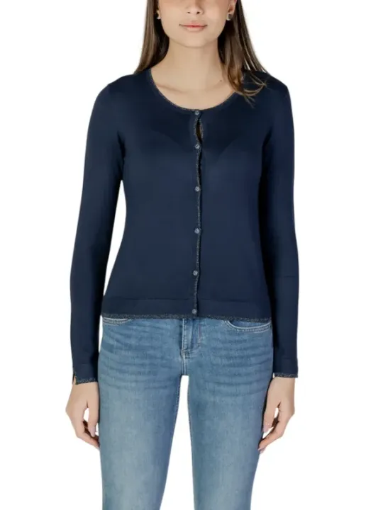 Dunkelblaue Liu Jo Strickjacke
