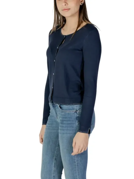 Navy Liu Jo Rundhalsausschnitt Cardigan