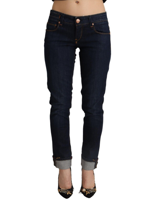 Jeans & Pants Slim Fit Dark Blue Denim Elegance 300,00 € 8058301885637 | Planet-Deluxe
