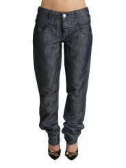 Jeans & Pants Elegant Mid Waist Straight Cut Denim 250,00 € 8058301886092 | Planet-Deluxe