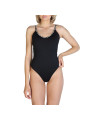 Schwarzes Karl Lagerfeld Baumwoll-Body