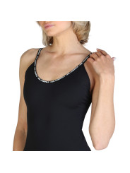 Schwarzes Tanktop mit verstellbaren Trägern