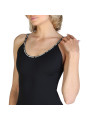 Schwarzes Tanktop mit verstellbaren Trägern
