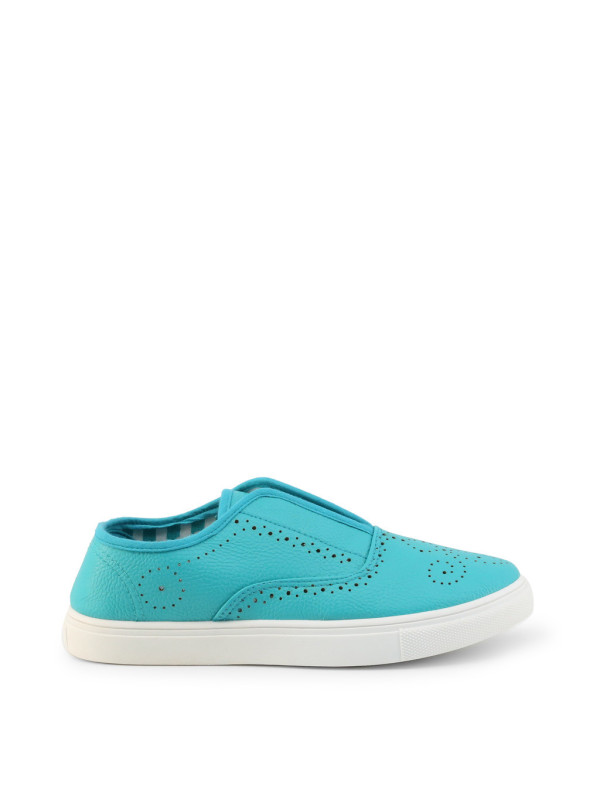 Blaue Roccobarocco Leder Slipper Schuhe Blaue Roccobarocco Leder Slipper Schuhe