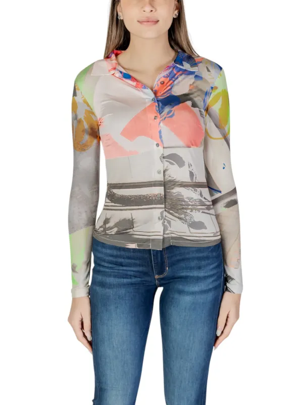 Desigual Hemd Frau bunte Muster Desigual Hemd Frau bunte Muster