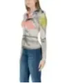Pastellfarbene Bluse mit abstraktem Design