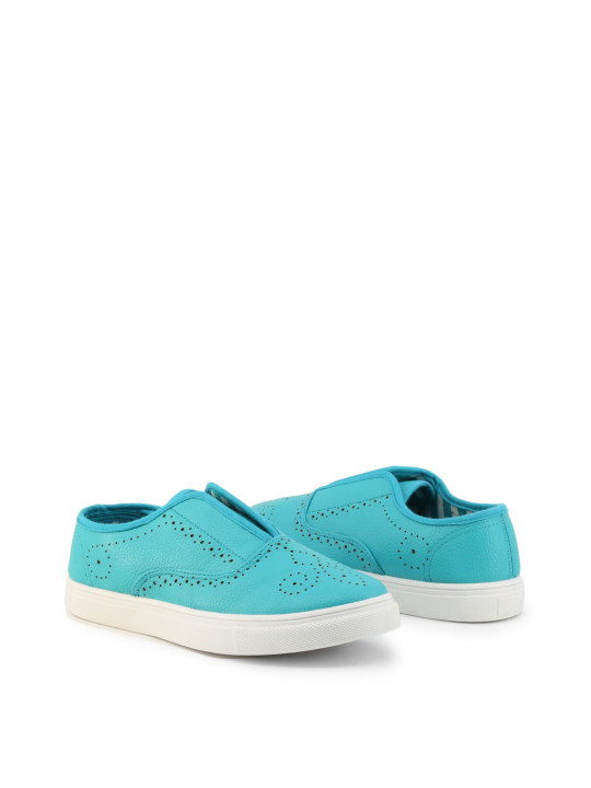 Türkisblaue Roccobarocco Slip-on Schuhe
