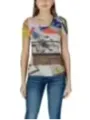 Buntes Desigual T-Shirt mit Motiven