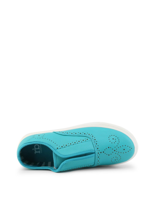 Türkisblaue Roccobarocco Slip-on Schuhe