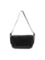 Schwarze Tasche mit silbernen Nieten