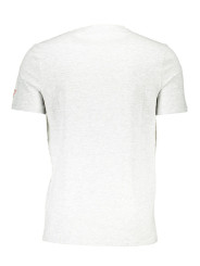 T-Shirts Sleek Gray Cotton Slim Fit Tee 40,00 € 7618483109818 | Planet-Deluxe