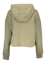 Sweaters Chic Green Hooded Sweatshirt with Logo Print 110,00 € 7618483666281 | Planet-Deluxe