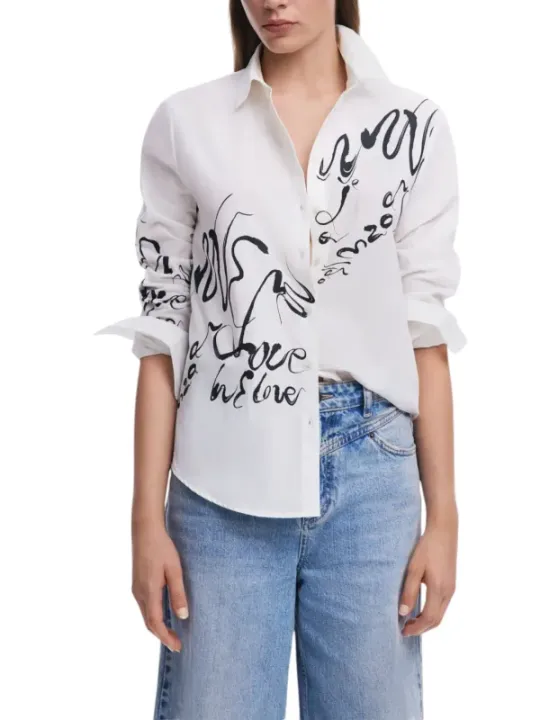 Desigual Bluse Jeans lässiger Look