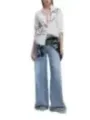 Desigual Hemd Jeans Silber Schuhe