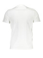 T-Shirts Sleek Slim Fit White Tee with Logo Print 40,00 € 7618483107296 | Planet-Deluxe