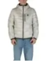Weißer gesteppter blauer Pufferjacke Mann