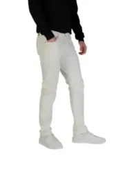 Weiße Jack & Jones Straight Jeans