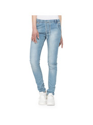 Blaue Slim-Fit Carrera Jeans getragen