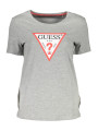 Tops & T-Shirts Chic Gray Printed Logo Tee 40,00 € 7618483464917 | Planet-Deluxe