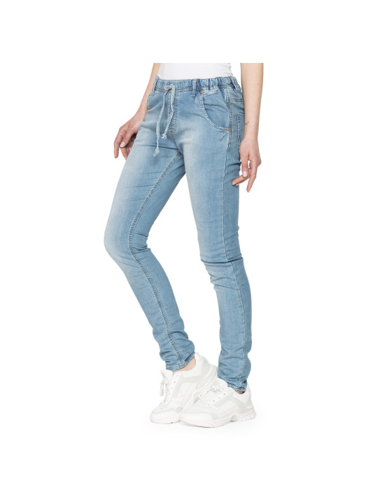 Helle blaue Damen Slim Fit Jeans
