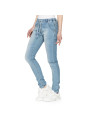 Helle blaue Damen Slim Fit Jeans