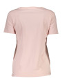 Tops & T-Shirts Chic Pink Logo Tee with Crew Neck 40,00 € 7621097423690 | Planet-Deluxe