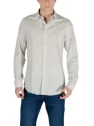 Armani Exchange Hemd graues Karomuster