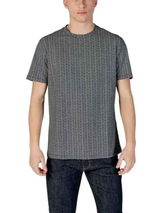Metallicer Glanz Armani Exchange T-Shirt