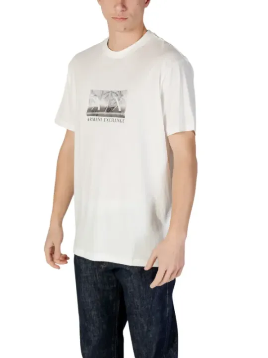 Armani Exchange Palmen Grafik Herren T-Shirt
