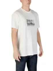 Weißes Armani Exchange Logo T-Shirt