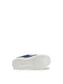 Navy blaue Sneaker mit weißer Sohle