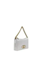 Weiße Liu Jo Schultertasche mit Kette