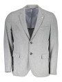 Jackets Elegant Gray Wool Blend Jacket 440,00 € 7325700476935 | Planet-Deluxe