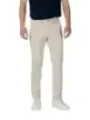 Beige Herrenjeans bequemer moderner Schnitt
