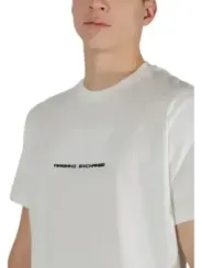 Weißes Armani Exchange T-Shirt Herren