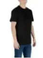 Graues Armani Exchange T-Shirt mit Logo