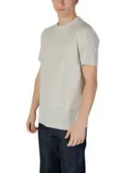 Heathered Armani Exchange Rundhals-T-Shirt