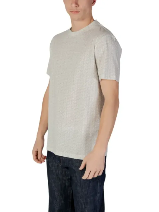 Heathered Armani Exchange Rundhals-T-Shirt