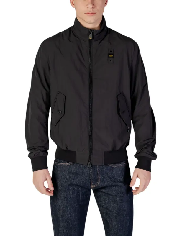 Dunkelgraue Blauer Jacke mit Reißverschluss Dunkelgraue Blauer Jacke mit Reißverschluss