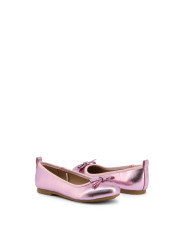 Zarte rosa Ballerinas mit Schleife