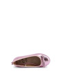 Rosa Ballerinas mit glitzerndem Pinkleder
