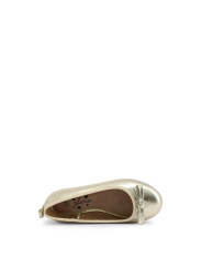Goldene Ballerinas mit Schleife hinten