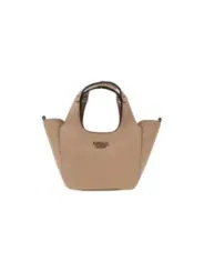 Guess 482820 Leder Handtasche Beige