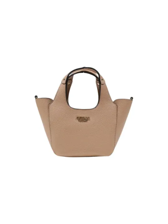 Guess 482820 Leder Handtasche Beige