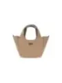 Guess 482820 Leder Handtasche Beige