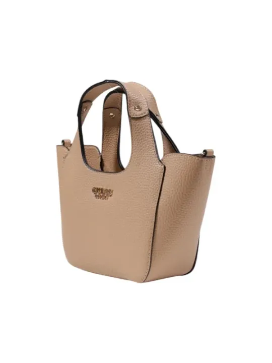 Tan Guess 482820 Lederhandtasche