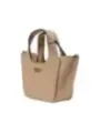 Tan Guess 482820 Lederhandtasche