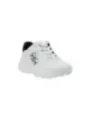 Weiße Guess Leder-Sneakers mit Logo
